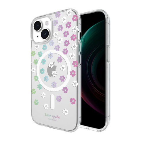 Kate Spade Protective Case for MagSafe iPhone 15/14/13 - Scattered Flowers